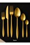 Gold Dine 24 Piece 6-Person Cutlery Set (Matte Gold) - 4