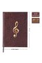 Piano Notepad (No Key) 100% Handmade, Hand Stitched (Thread Stitching) Coated Bound (A/5) - 5