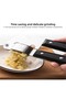 Black 1Pc Black Stainless Steel Garlic Press Household Garlic Garlic Press Manual Garlic Press Creat - 3