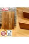 Set of 2 - Natural Wooden Kitchen Cutting Presentation Meat Bread Chopping Board Special Edge