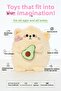 30 cm Soft Pillow Avocado Cat Plush Toy Playmate - 2