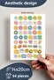 Minimal Sticker Set - 260 Pieces Minimalist Sticker - Mobile Phone, Notebook, Agenda, Water Bottle Sticker - 2