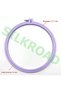 No:1 Screw Lilac Plastic Pulley - 17.7 cm - 10 mm - Embroidery Pulley