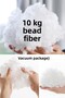 10 Kg White Bead Fiber Vacuum Pack Pillow Filling Amigurumi Toy Filling Cushion Filling