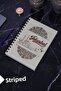 Istanbul Themed Wooden Cover Notebook - Lined Notebook - Agenda - School Notebook (A5 - 120 Pages)