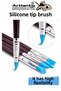 Blue Silicone Tip Brush Modeling 5 in 1 Pack Rubber Polymer Clay Pottery Ceramic Sculpting Pen - 4