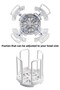 3 قطع من أطباق الأكواب وحامل تجفيف الأطباق ومنظم المطبخ - 5