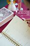Spiral Bound Hard Cover Undated Weekly Planner. 12 Bookmarks, 192 Pages. - 6