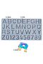 Epoxy Flat Hole Capital Letter Mold Silicone - 4