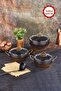 6-Piece Gold - Granite 3-Piece Casserole Pot Set - 2