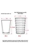 Allegra Transparent Acrylic Glass Set of 6 |   400ml |   For Water, Soft Drinks, Presentation and Coffee Side |   Not Glass - 4