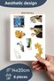 Van Gogh Sticker Set, Large Size, 8 Pieces Waterproof, Vintage Sticker, Laptop, Phone, Suitcase Compatible - 3