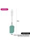 Silicone Spatula Turner, Transparent Handle High-Heat Resistant Scraping Spatula (Mint) - 2
