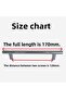 4 Pcs Oversize Handle Chrome 128 mm Handle Furniture Kitchen Cabinet Drawer Cabinet Door Handle Handle Metal Handles - 3