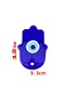 Glass Evil Eye Bead Perforated Fatma Mother Hand Model Large Size - 2
