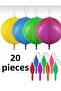 20 Pieces Elastic Zipzip Balloon - String Panch Punch Large Balloon