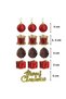 Christmas Tree Decoration Trumpet-Cone-Ball-Gift Package Orc-Yil-23802 - 2