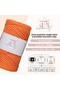 Scalloped Macrame Thread 3mm Scalloped Cotton Macrame Thread Macrame Thread Orange - 2