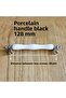 Porcelain White Chrome 128 mm Handles Furniture Kitchen Cabinet Drawer Cupboard Door Handle Handle - 2