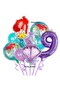 Little Mermaid Ariel 9 Years Old Balloon Set Little Mermaid Balloon Set Ariel Birthday Balloon Set