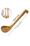 2 Pieces Wood Soup Ladle, Wooden Ladle, Wooden Ladle, Long Handle - 5