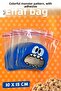 Mixed Monster Patterned Transparent Bag with Tape, 10X15 cm 40 Pieces-T1063 - 3