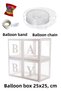Baby Written Balloon Box Pink Balloon Concept Birthday Celebration Set - 3