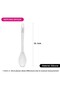 Serving Spoon White 33.5cm Bianca Series Nylon And Silicone - 3