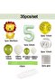 Lion Balloon Birthday Balloon Set Safari Moss Green Cream Number Balloon Retro EASY INSTALLATION WITH VIDEO - 2