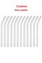 12-Piece Glass Transparent Inclined Pipette 16cm - 7