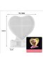 Epoxy Big Heart Picture Holder Photo Frame Silicone Mold - 7