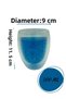 Double Skin Striped Glass, Coffee, Latte, Espresso, Soft Drink 300 ml Glass Set 3 Pieces 2322 - 4