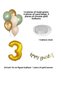 Moldy Green Chrome Gold Sand Beige and Number Birthday Set with Balloons - 2