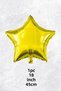Star Balloon GOLD Star Foil Balloon 18" 45cm - 1 Piece