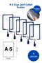 5 Pcs Blue A6 Latch Price Tag Basket Tag Framed Price Tag Donkey Hanging Tag