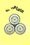 16 cm 3 Piece Enamel Plate, Coffee Plate for 3 People, Service Plate, Snack Plate, Gift
