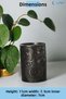 Countertop Cutlery Decorative Upright Cutlery Holder Cylinder Cutlery Black Color Model 12 - 2