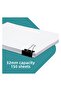Steel Clamp Clip 32 mm 12 Pieces 1 Pack Metal Peg Binder Clips Clamp 150 Page Capacity Multi Am - 4