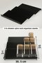 3 Pieces In-Drawer Spice Organizer Stand Kitchen Cabinet Organizer (Black Color) Z305 - 6