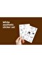 Vsco White Aesthetic Planner - 3.5cm Laptop Sticker Set 30 Pieces