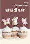 4 Year Old Rabbit Theme Butterfly Birthday Set - 4