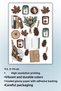 Set of 5 Vintage Sticker Planner Suitable for Agenda Bullet Journal - 2