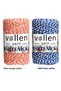 Premium 150 Meters 200 g Martenitsa String Orange White Package String Gift Packaging String, Orange White - 4