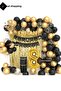 5 Letter Name King Crowned 8 Year Old Balloon Balloon Chain Birthday Set Happy Birthday