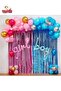 Gender Equality Party Slanted Text Luxury Balloon Set with Foil Balloons - 2