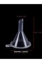 (2 Pcs) Mini Plastic Funnel for Perfumes, Essential Oils, Laboratory Craft Supplies - 3