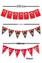 National Holiday Ornament Package Ataturk Pennant Turkish Flag Balloon Stick Flag April 23 October 29 Ornament - 3