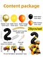 Construction Themed Foil Balloon Welcome Set Truck Engineering Vehicle Car Chrome Balloon Set of 28 - 2