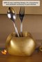 Countertop Spoon Holder Modern Countertop Spoon Holder Decorative Vertical Spoon Holder Gold Color Model 22 - 5