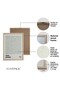 Natural Wooden Framed 6-Piece Painting Set Six-009 - 3